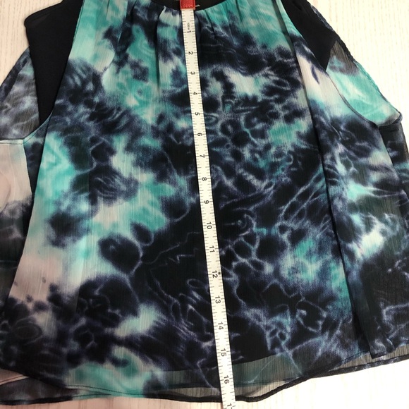 Aqua Vintage Navy & Turquoise Floral Tank - Picture 3 of 14